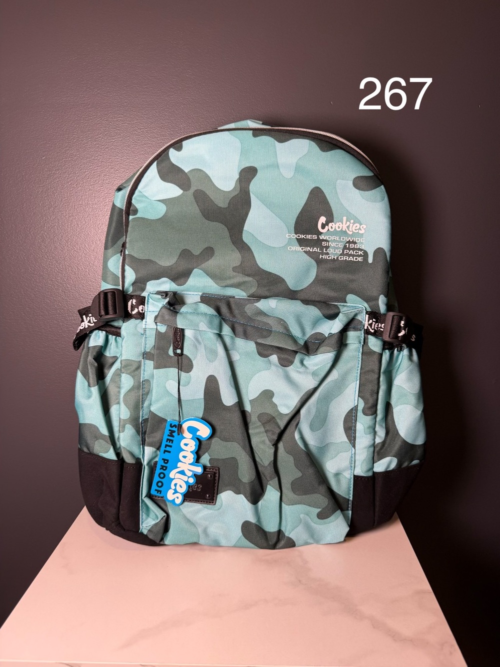 Cookies Men's Teal Green Camo Backpack - Everyday Carry